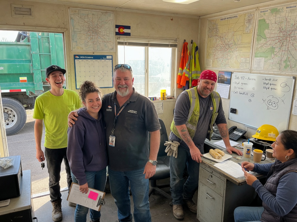 Denver Dumpster Rental Pros team