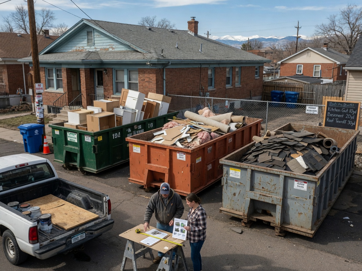 Denver Dumpster Sizing Guide for Common Home Projects