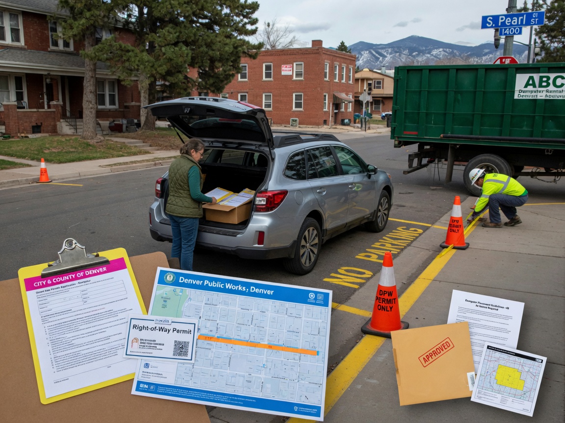 How to Get a Street Use Permit for Dumpster Placement in Denver